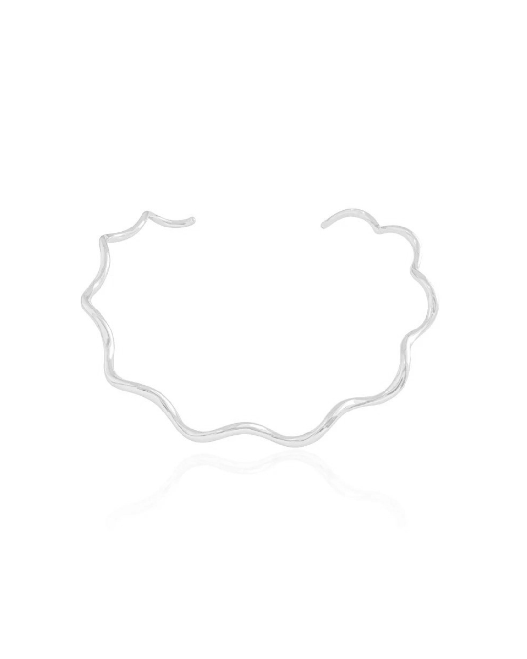 Lunar Wave Necklace - 18k Golden Plated