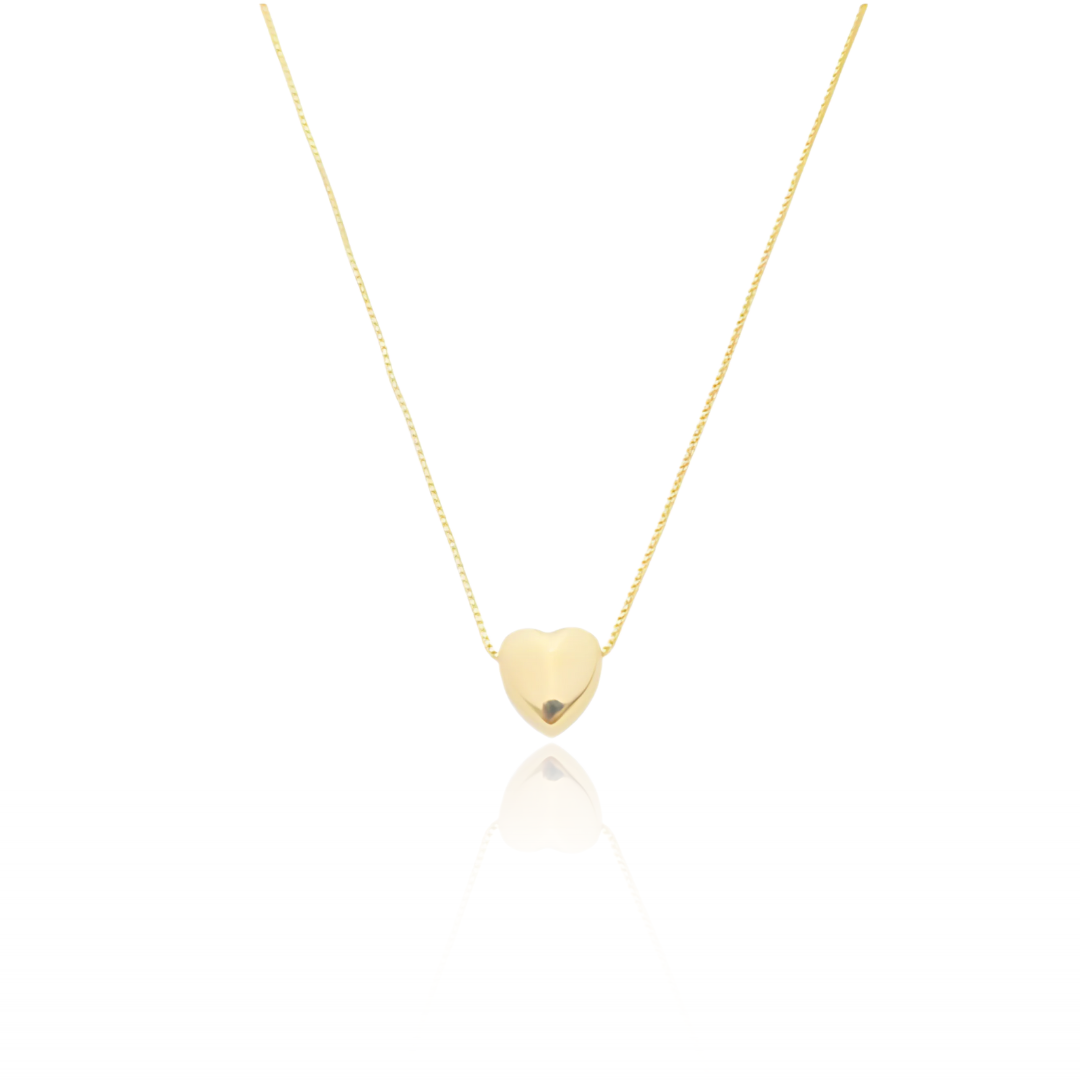 Pure Heart Necklace - 18K Gold Plated