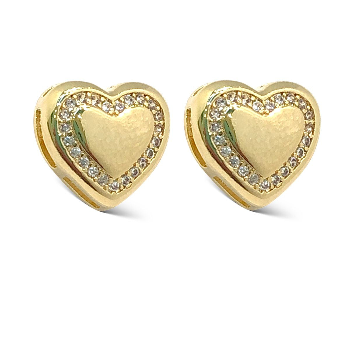 Serene Love Earrings - 18k Gold Plated