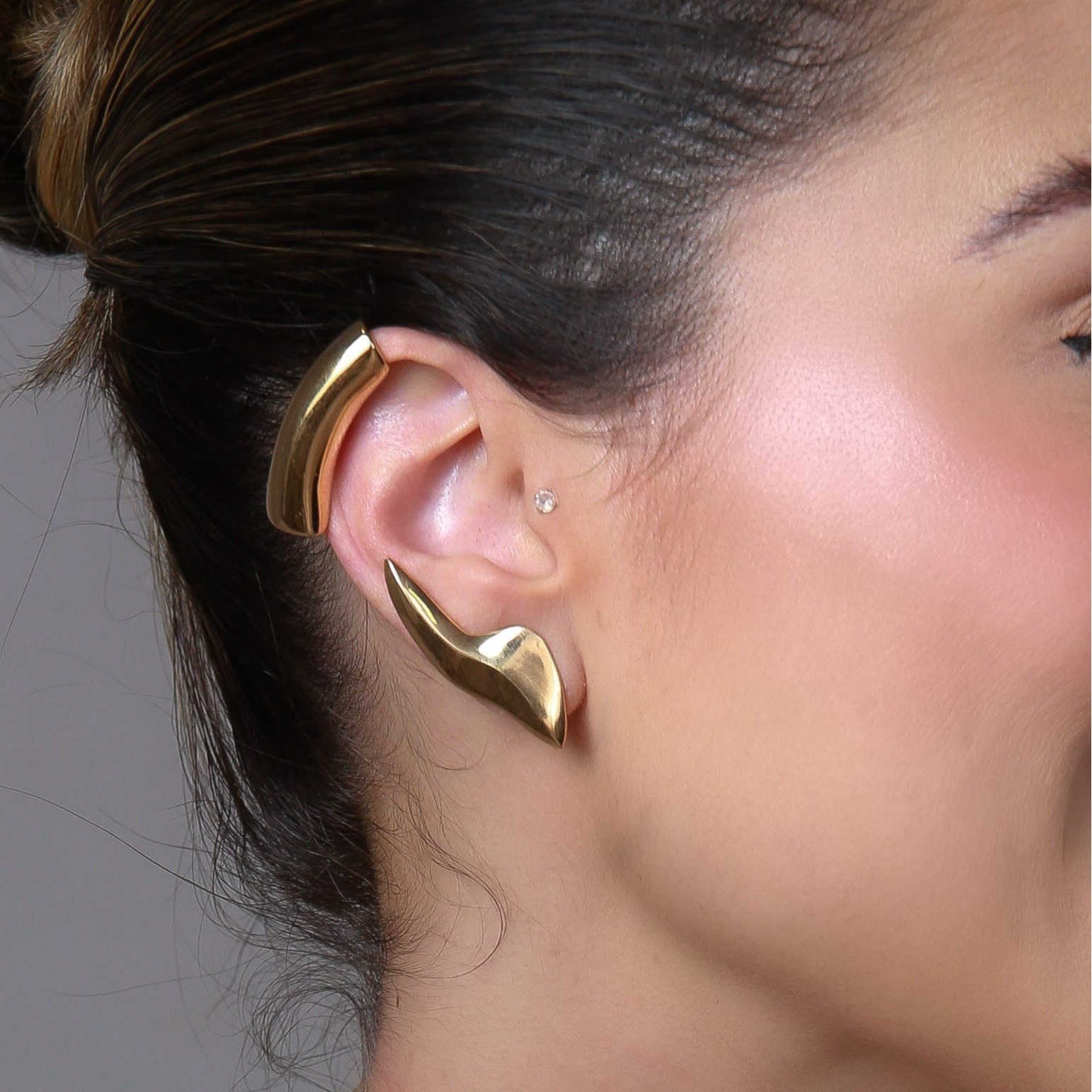 Aris Cuff Earring- 18K Gold Plated