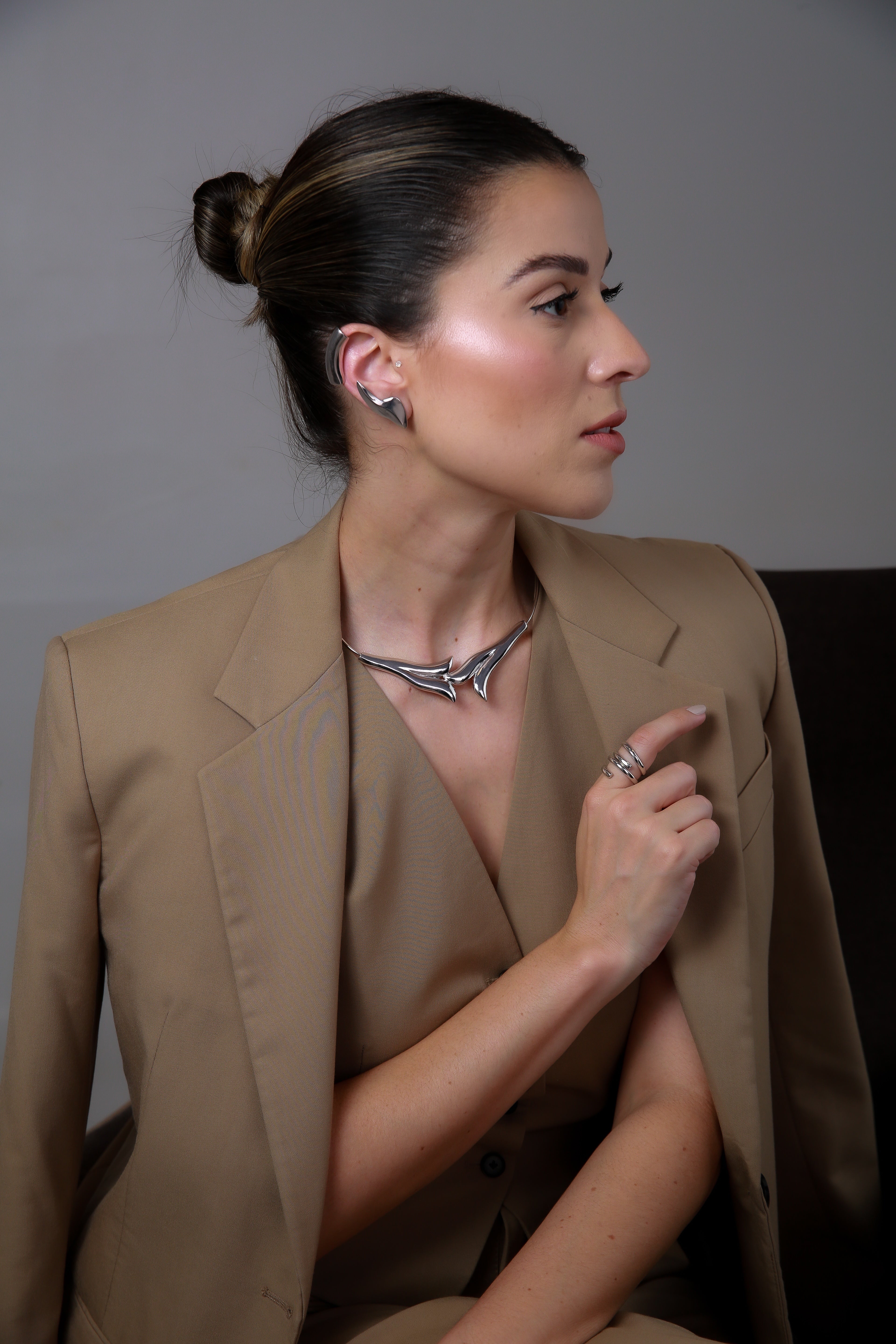 Aris Cuff Earring- 18K Gold Plated