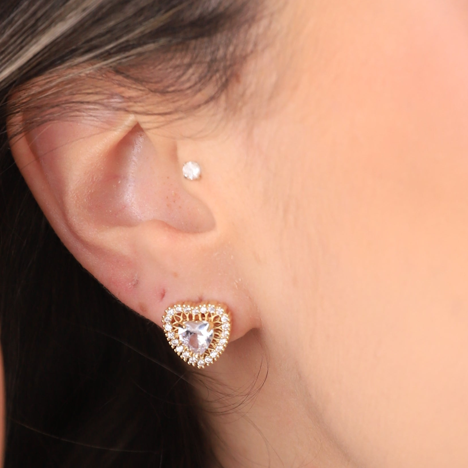 Aurora Love Earrings - 18k Gold Plated