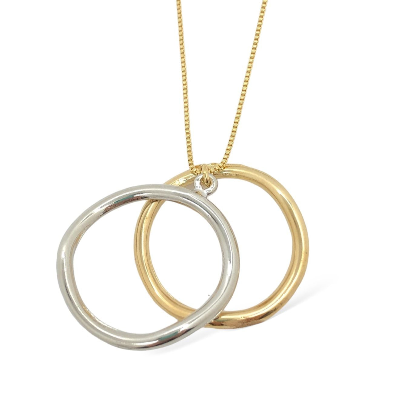 Eternal Circle Necklace -  18k Gold Plated