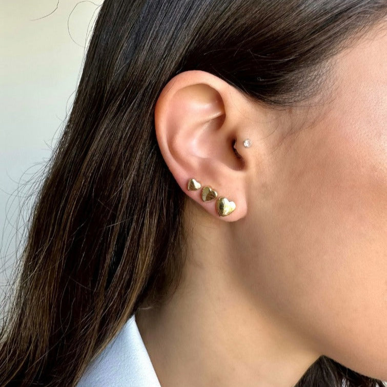 Golden Hearts Set – 18K Gold Plated